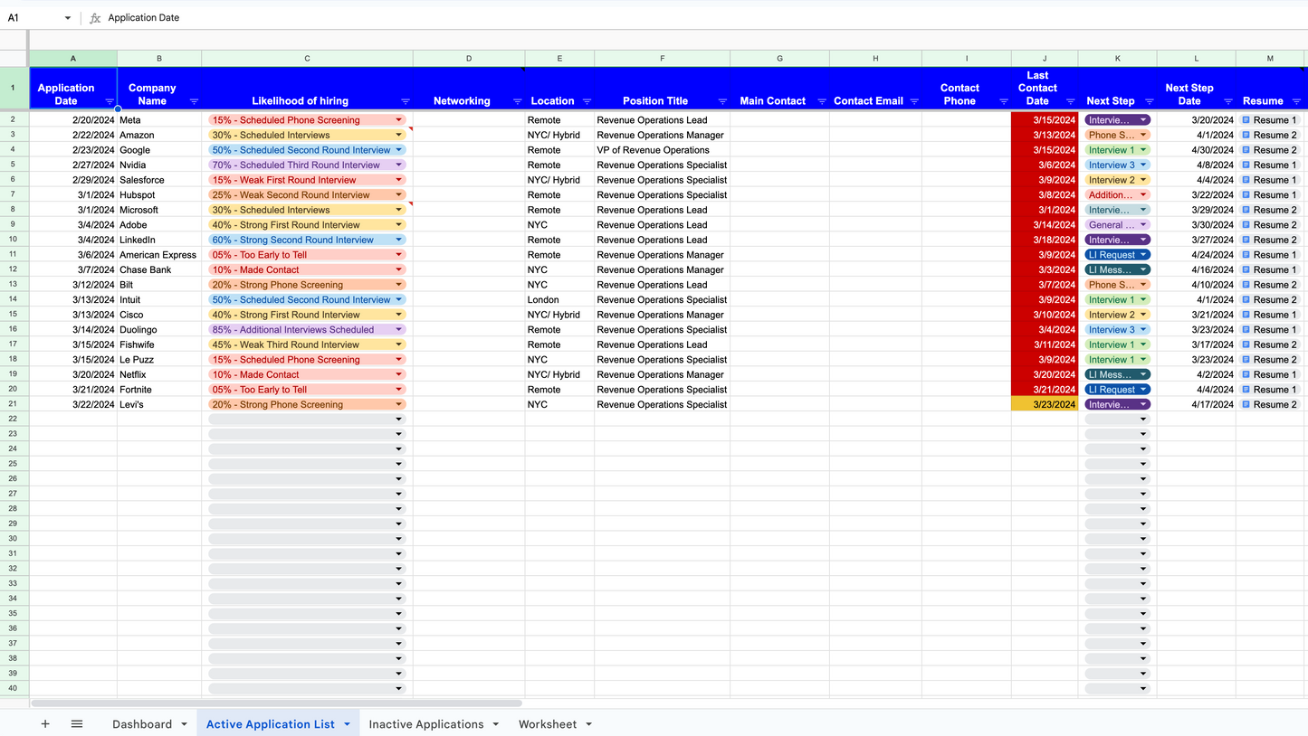 Job Application Tracker
