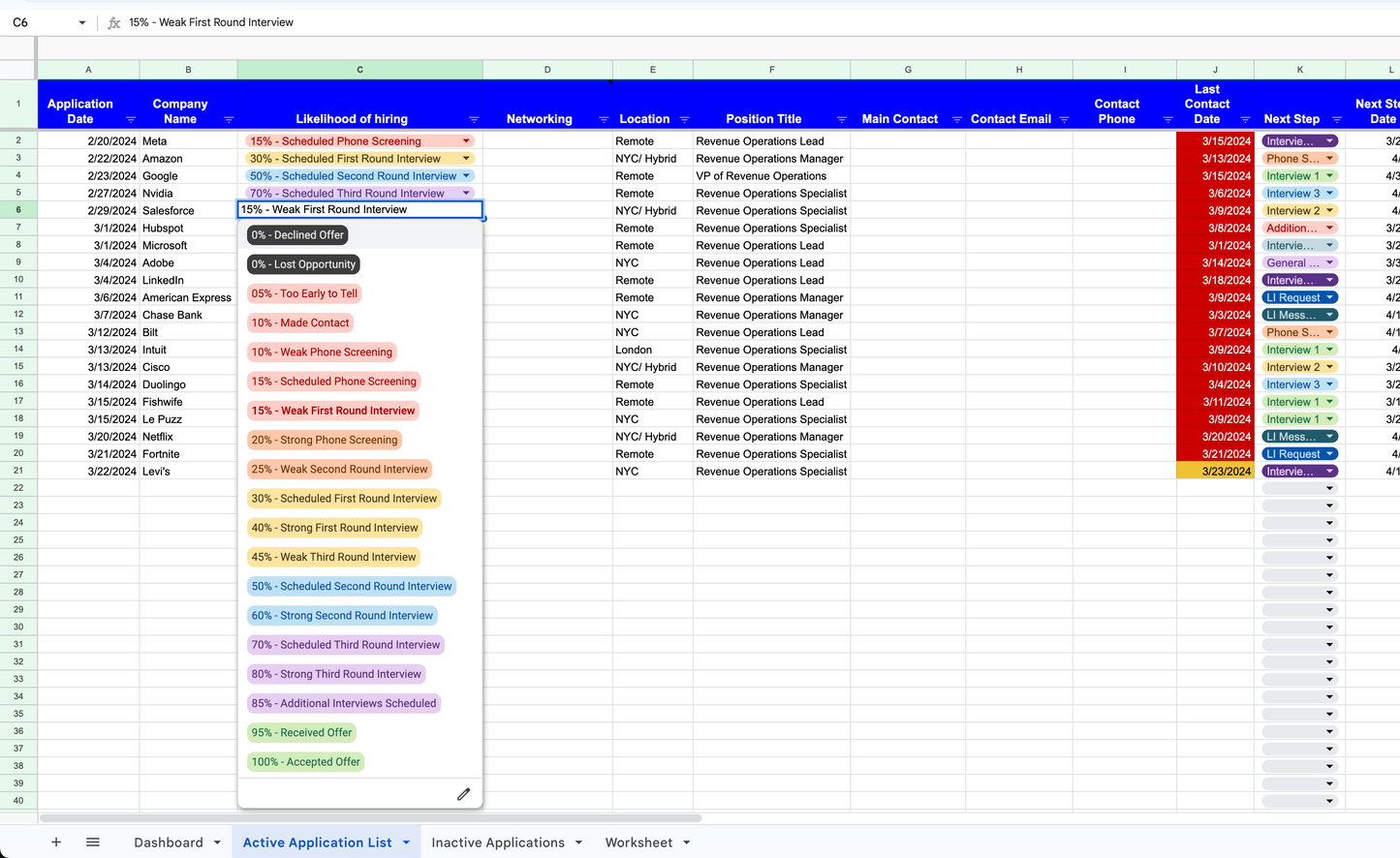 Job Application Tracker