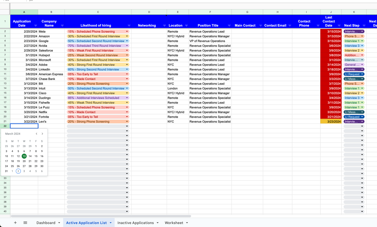 Job Application Tracker