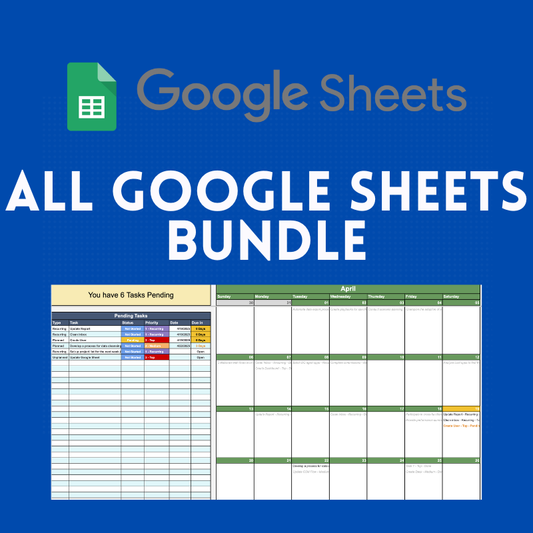 All Google Sheets Bundle