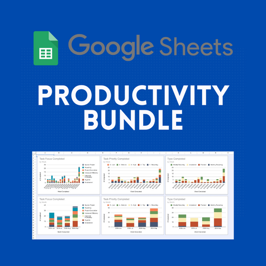 All Google Sheets Productivity Bundle