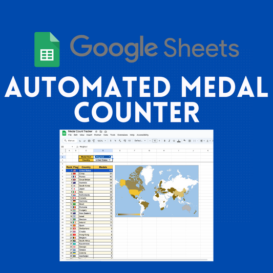 Automated Medal Counter (Google Sheets Only)