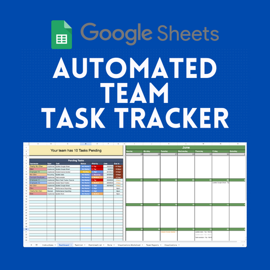 Automated Team Task Tracker (Google Sheets Only)